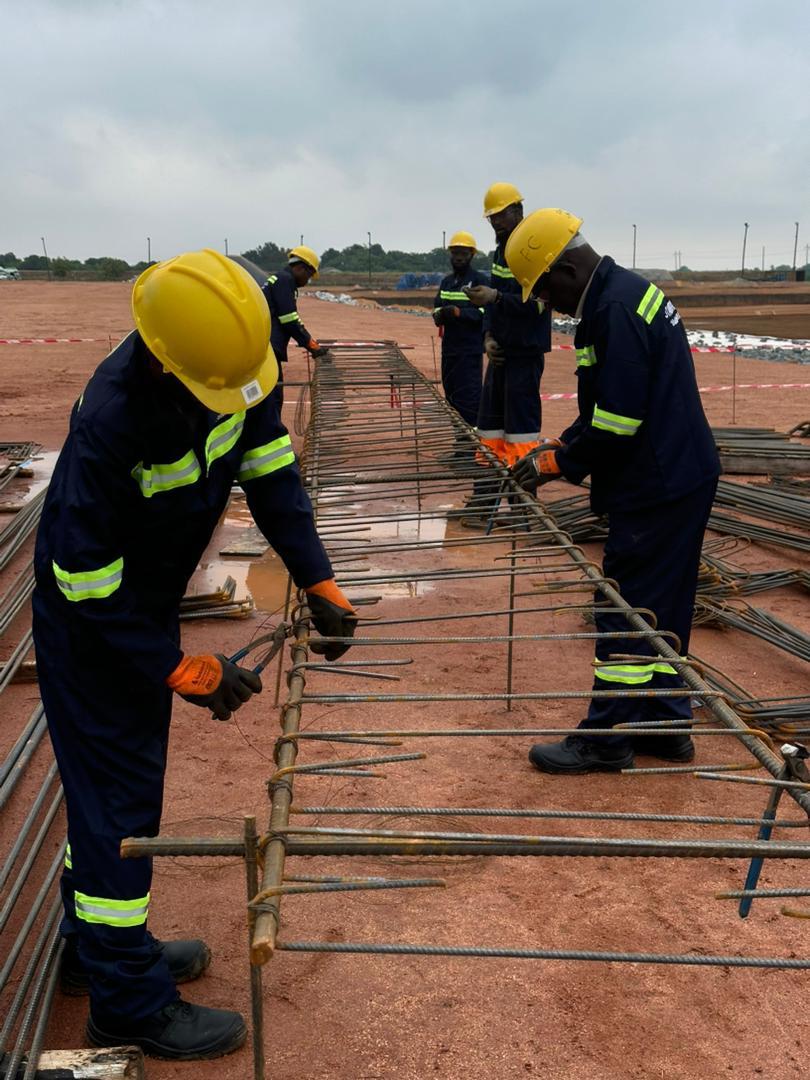 Stantech team working on construction site
